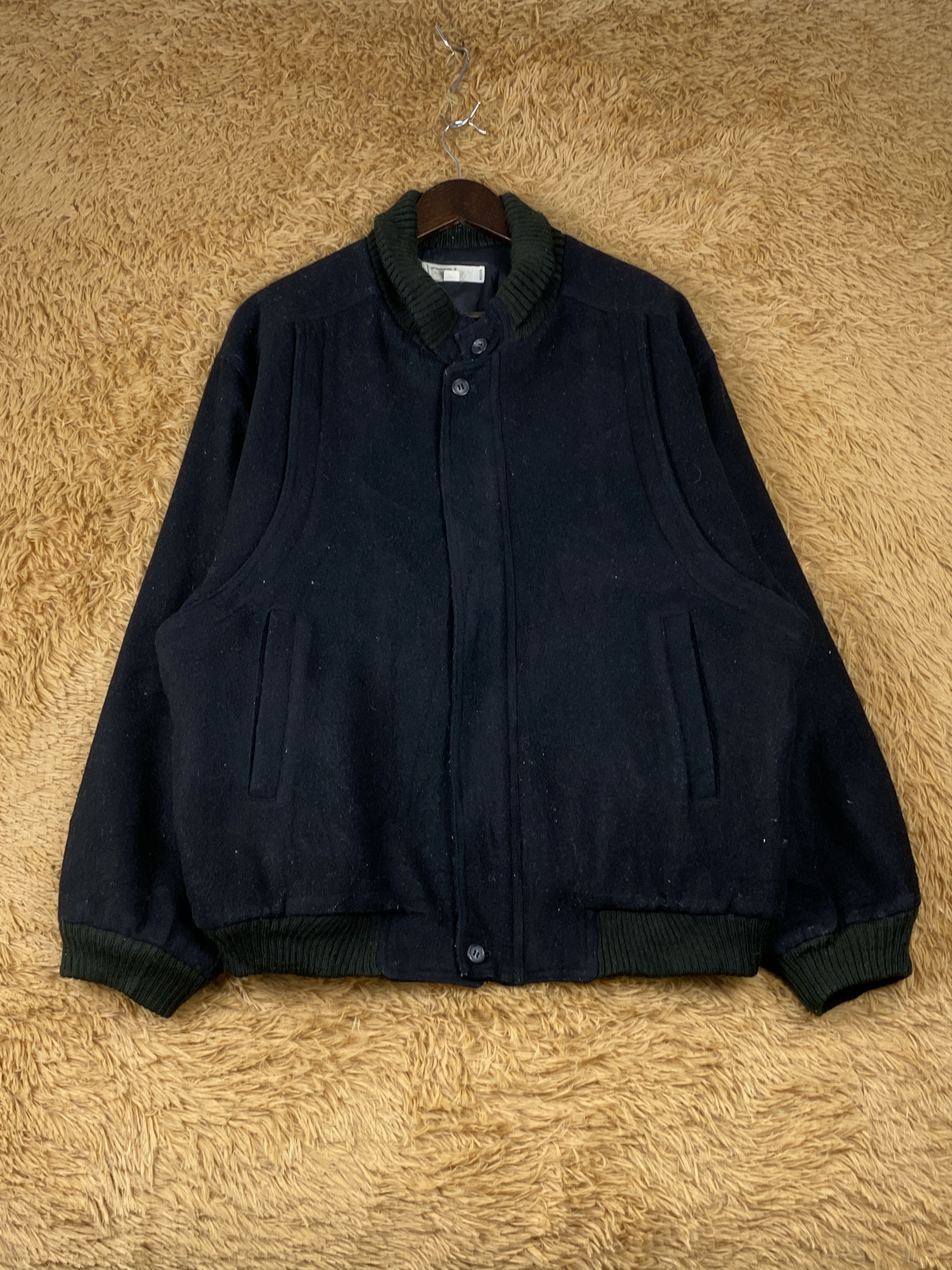 image of Vintage Verity Quilted Lining Jacket in Black, Men's (Size Large)