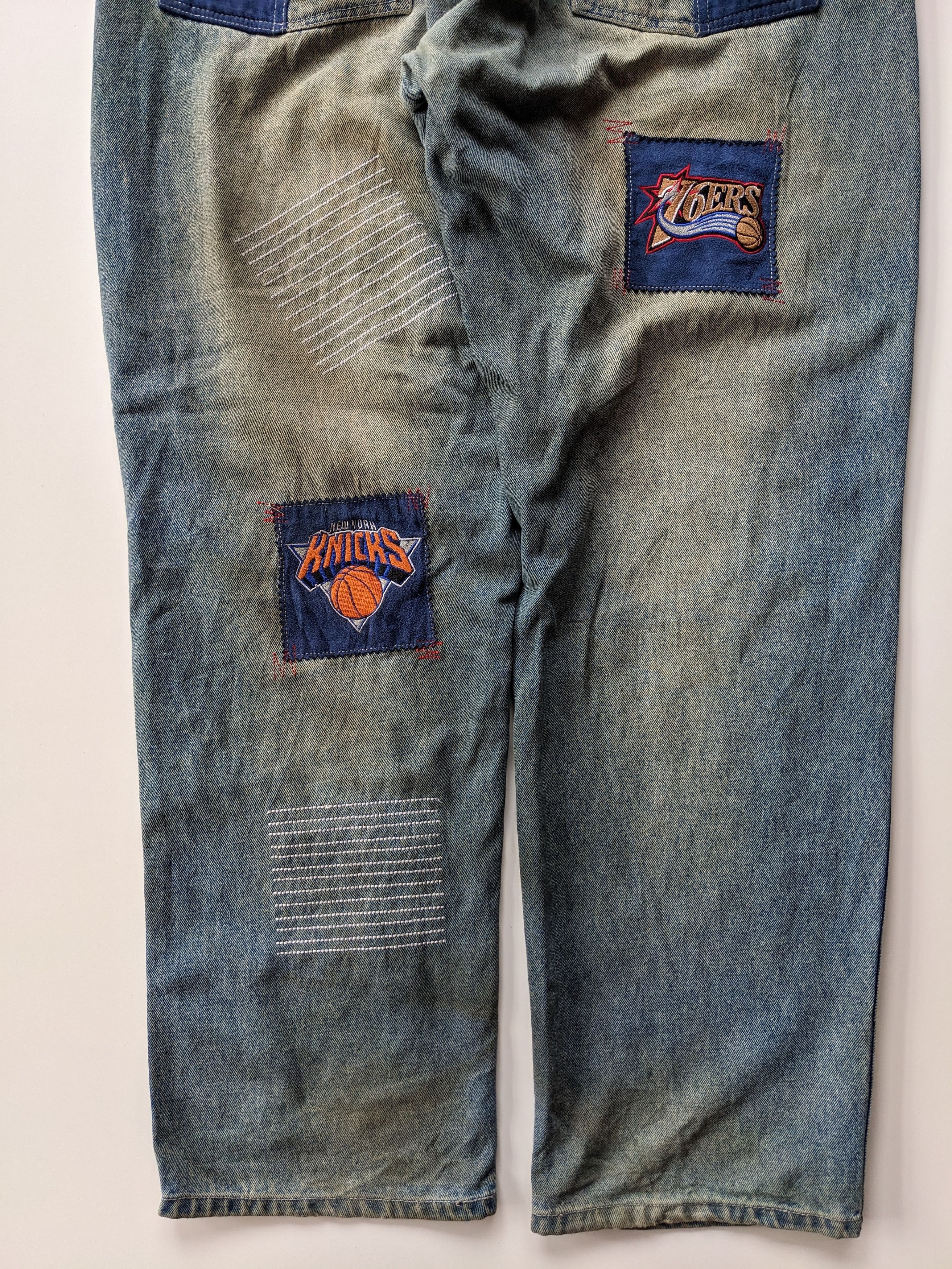 NBA × Vintage Vintage NBA baggy patchwork ballon jeans Size US 36 / EU 52 - 6 Thumbnail