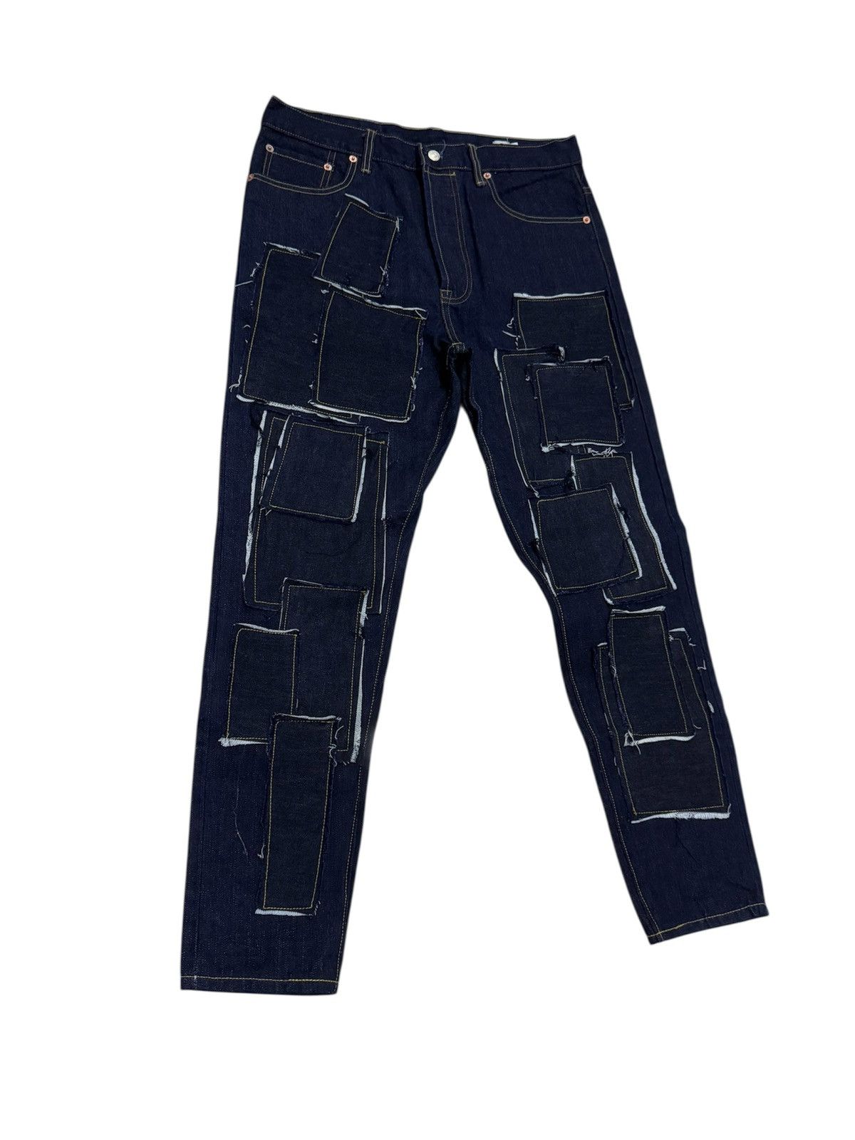 Edition Japan × Junya Watanabe × Levi's LEVIS 501 JAPAN EDITION SLIM TYPE PATCHWORK Size US 34 / EU 50 - 2 Thumbnail