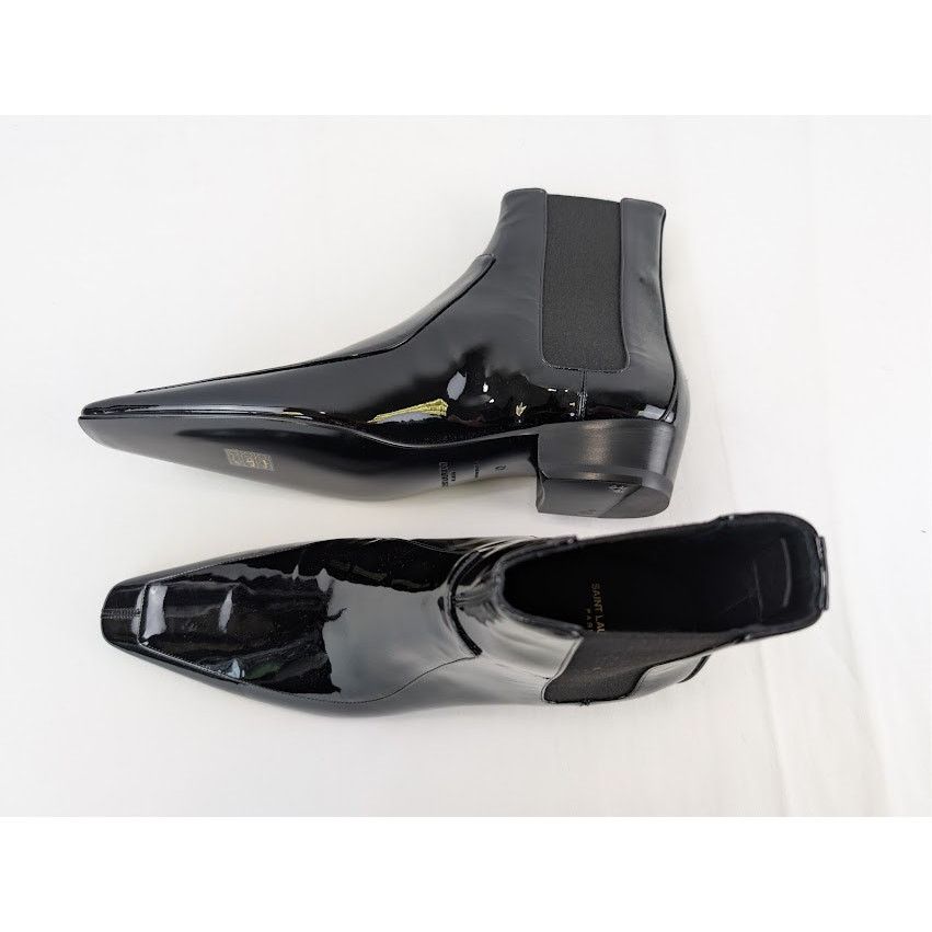 Saint Laurent Paris o1rshd1 Leather Paolo 30 Chelsea Boots in Nero Size US 9 / EU 42 - 3 Thumbnail