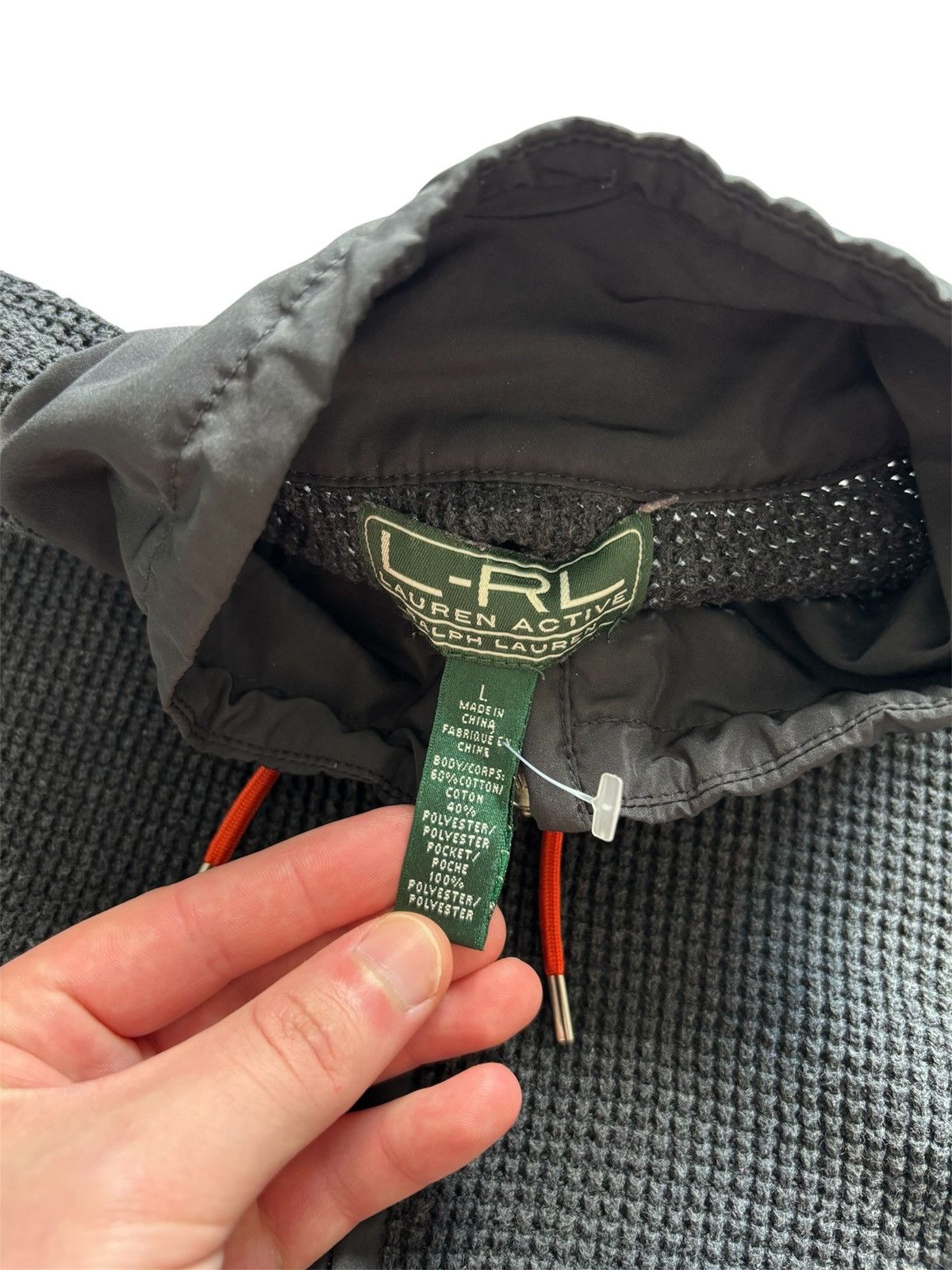 Polo Ralph Lauren Ralph Lauren Sweater Half Zip Nylon Cargo Pocket High Neck Size US L / EU 52-54 / 3 - 4 Thumbnail