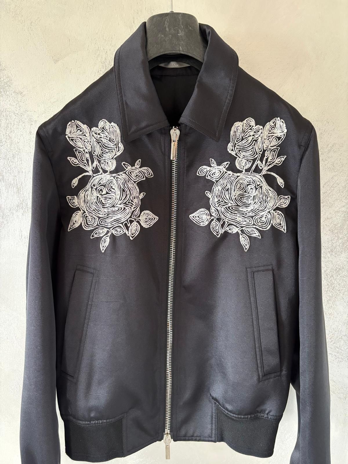Dior Dior Homme Floral Pattern Bomber Jacket Size US S / EU 44-46 / 1 - 2 Thumbnail