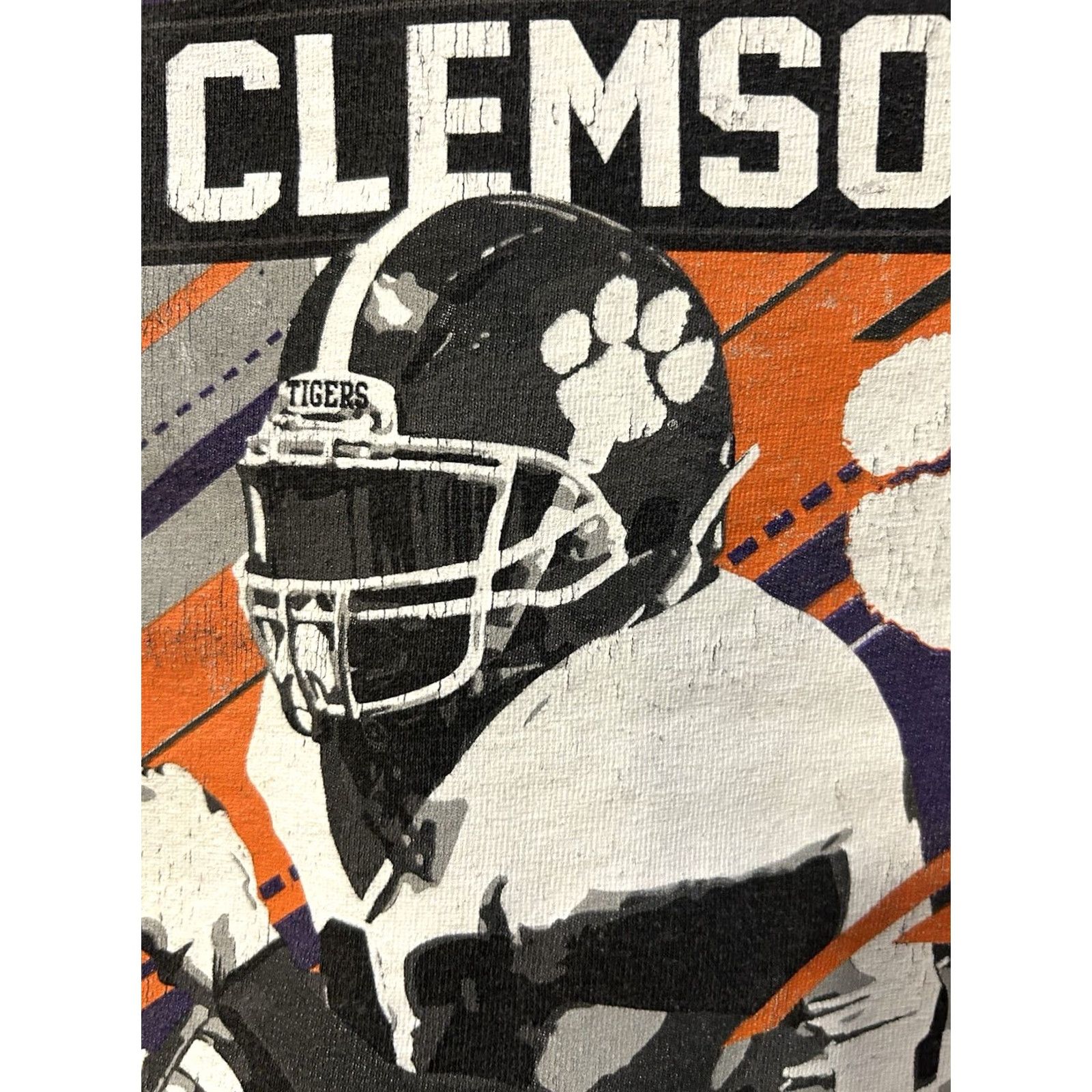 Gildan Clemson Univ Football 2019 National Champs Shirt Men Large Long Sleeve Gray Size US L / EU 52-54 / 3 - 6 Thumbnail
