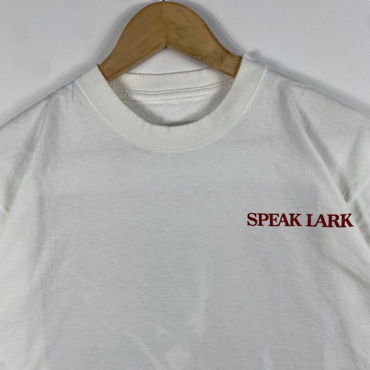 Vintage Vintage 90's SPEAK LARK Graphic Promo Tee Shirt Large Size Size US L / EU 52-54 / 3 - 5 Thumbnail
