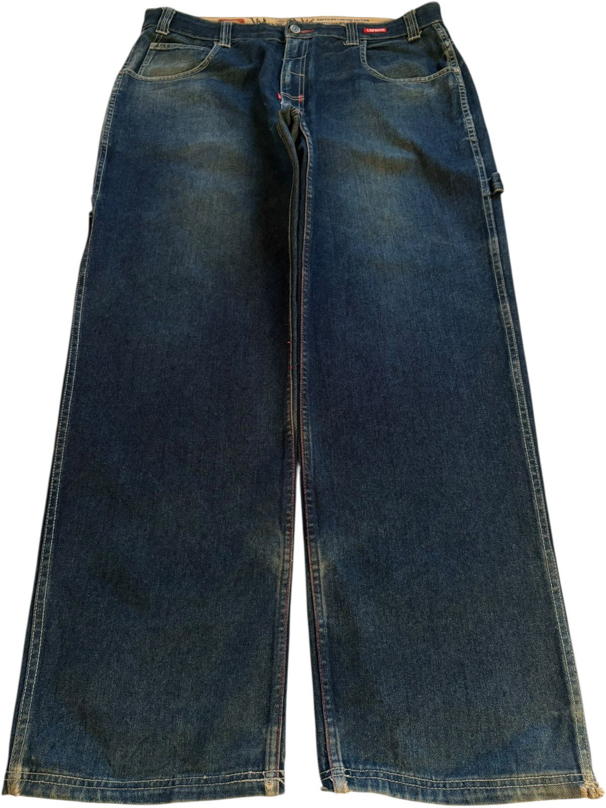 Ecko Unltd. Vintage Ecko Carpenter Mud Wash Ripped Baggy Wide Jean Size US 40 / EU 56 - 1 Thumbnail