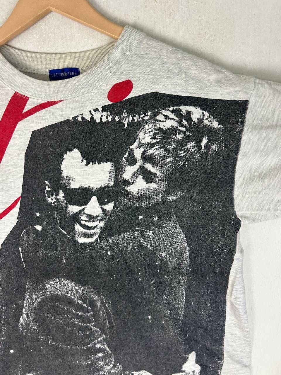 Vintage Vintage 90s Julia Roberts & Matthew Portrait Tee Size US L / EU 52-54 / 3 - 4 Thumbnail