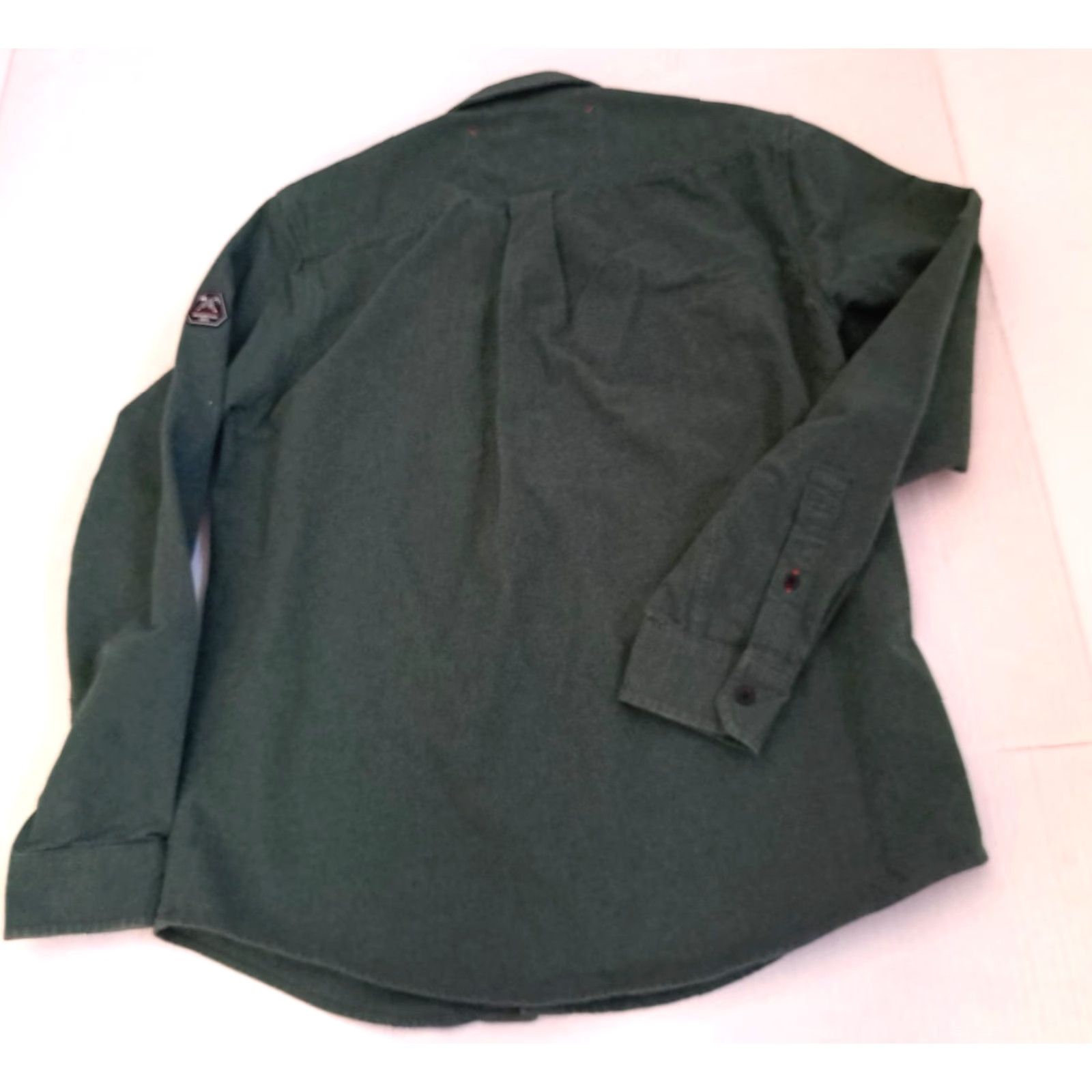 Eddie Bauer Vintage Eddie Bauer Mountain OPS Green Cotton Chamois Button Shirt Medium Size US M / EU 48-50 / 2 - 6 Thumbnail