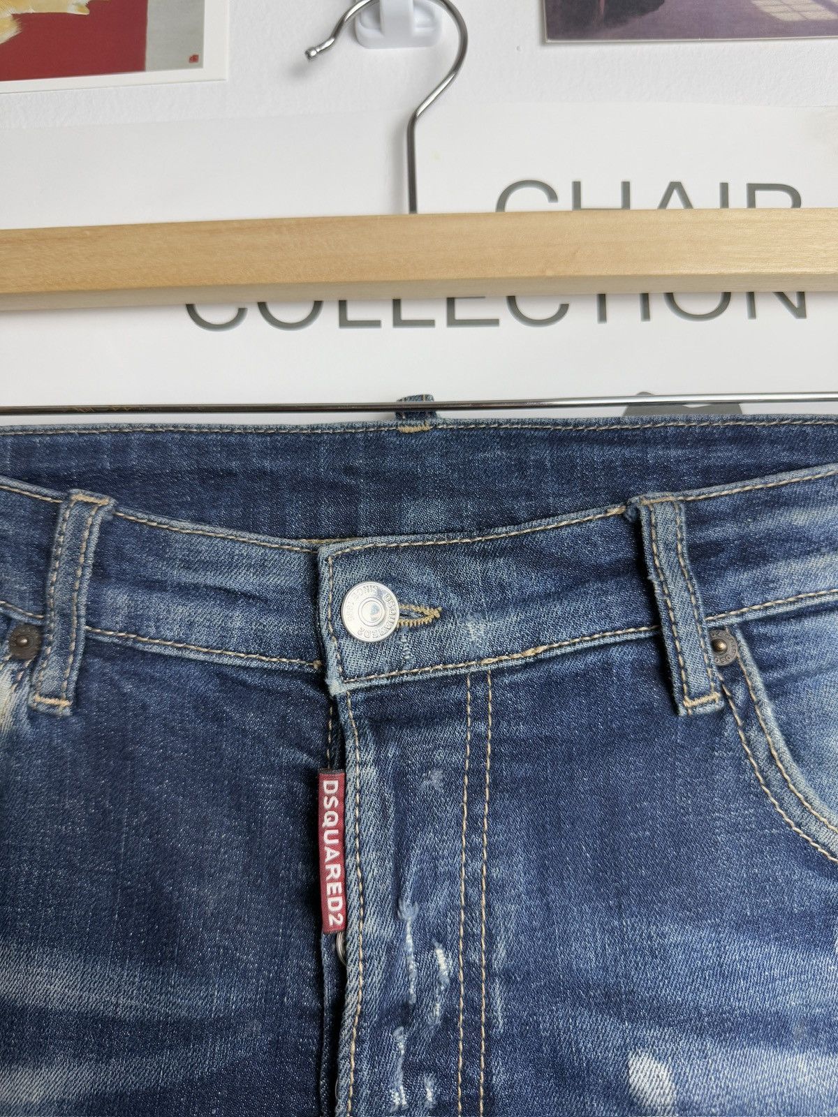 Designer × Dsquared2 Dsquared2 paint splash denim jeans pants 46 designer luxury Size US 30 / EU 46 - 7 Thumbnail
