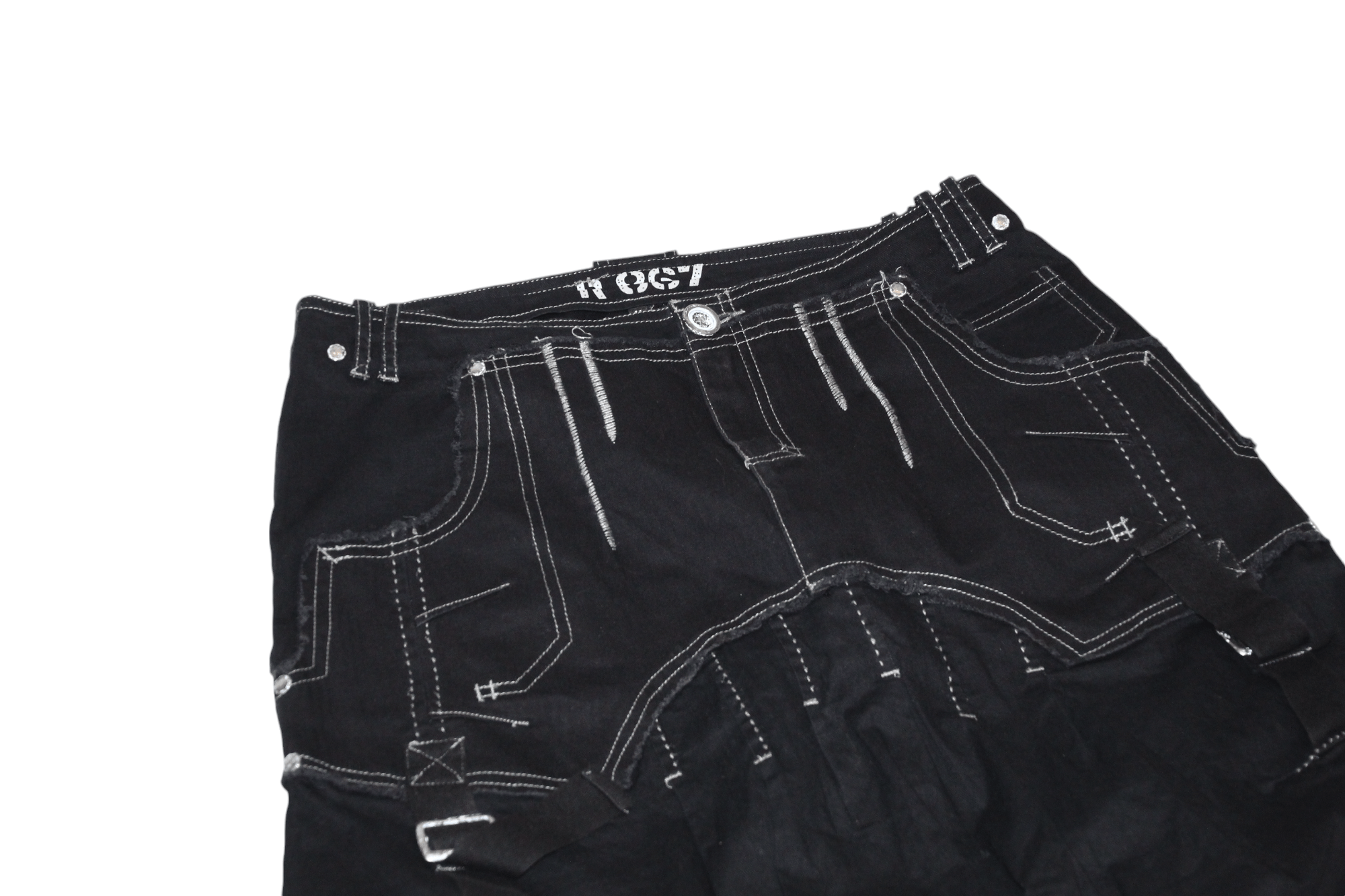 Other Vtg R-867 Seditionaries Design Cargro Balloon Denim Skirt Size 32" / US 10 / IT 46 - 5 Thumbnail