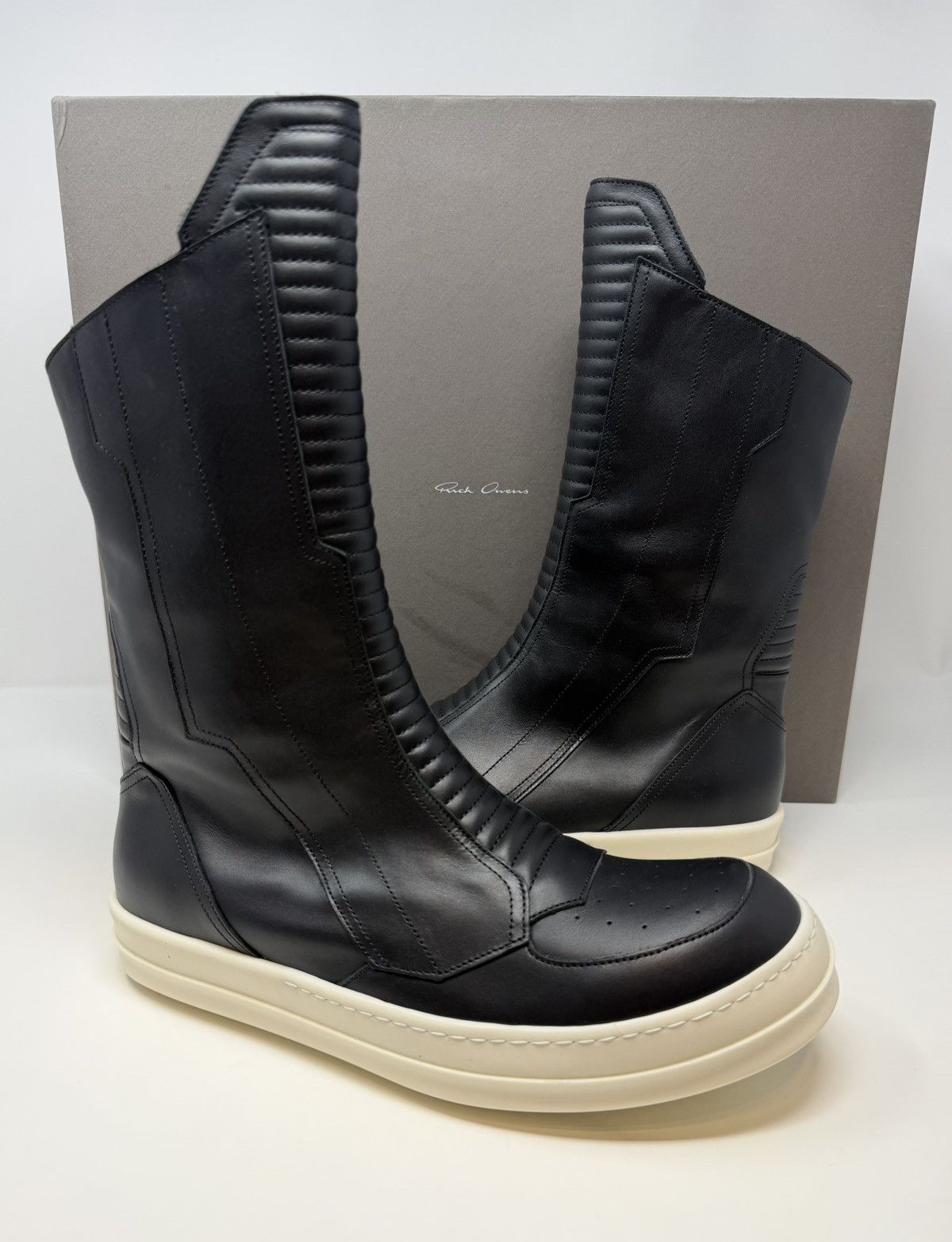 Rick Owens Rick Owens Biker Moto Sneaker Black Size US 9 / EU 42 - 2 Thumbnail