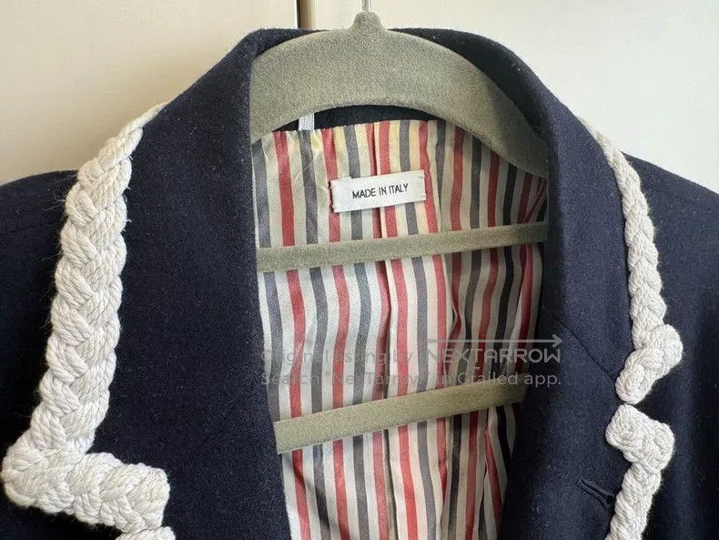 Thom Browne Thom Browne Cashmere Blazer, Classic Navy Blue Size US XS / EU 42 / 0 - 9 Thumbnail