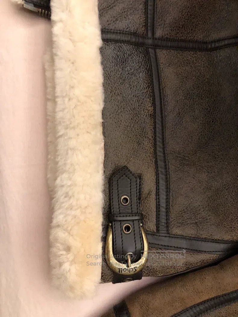 Schott Schott American B3 fur integrated Size XL / US 12-14 / IT 48-50 - 8 Thumbnail