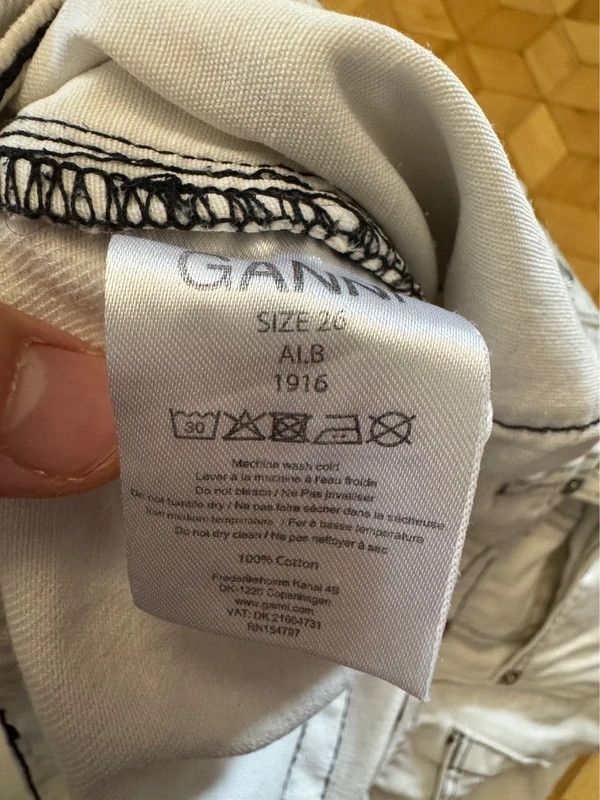 Ganni GANNI cargo baggy denim White Jeans 26 Size 26" / US 2 / IT 38 - 5 Thumbnail