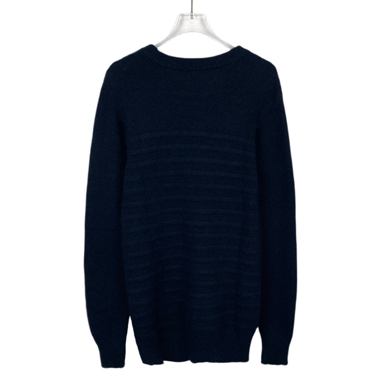 Balmain Balmain Navy Blue Cashmere Sweater With Gold Button Detail O Size XS / US 0-2 / IT 36-38 - 2 Thumbnail