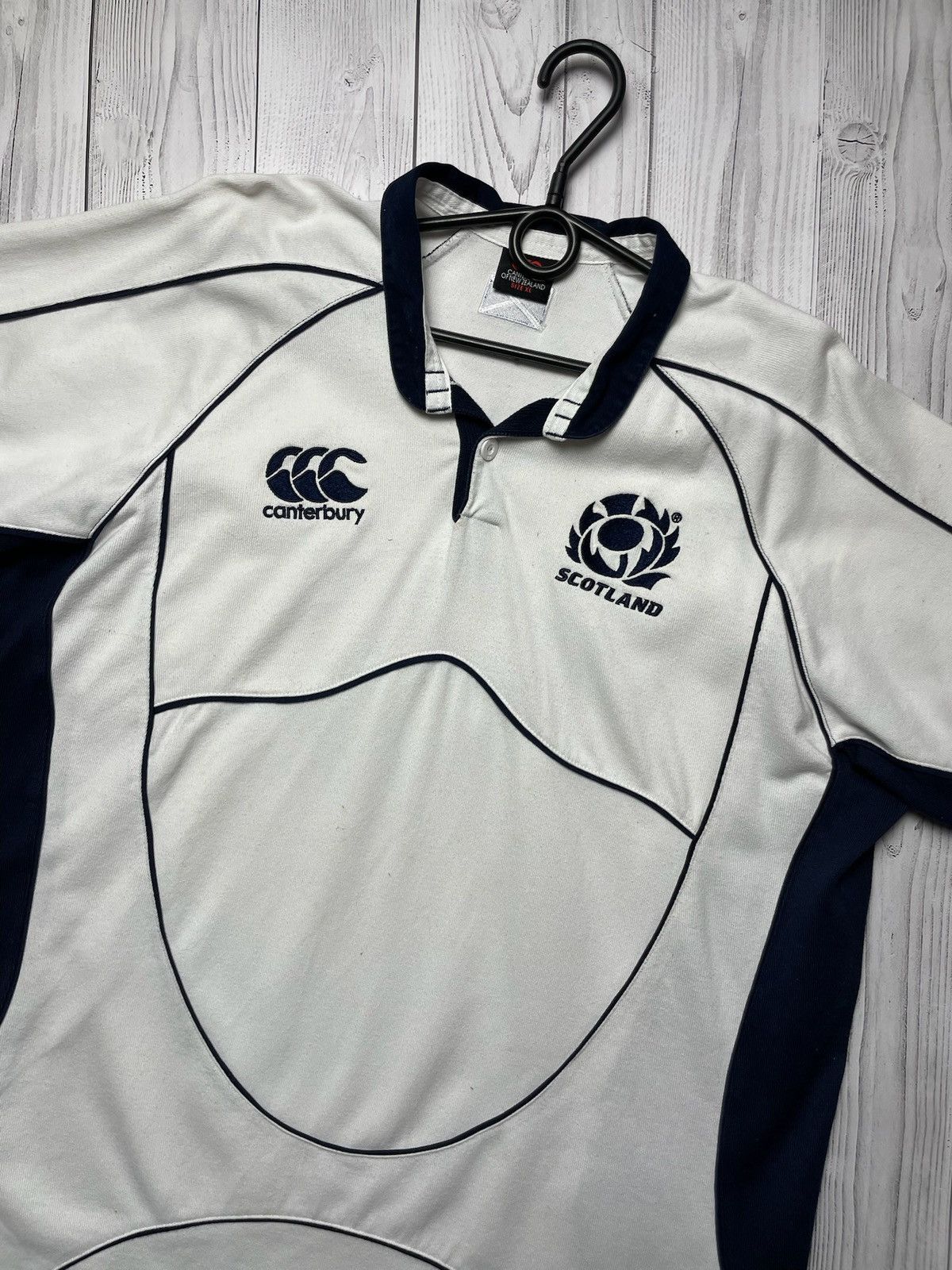 Canterbury of New Zealand Canterbury vintage rugby polo jersey size XL Size US XL / EU 56 / 4 - 2 Thumbnail