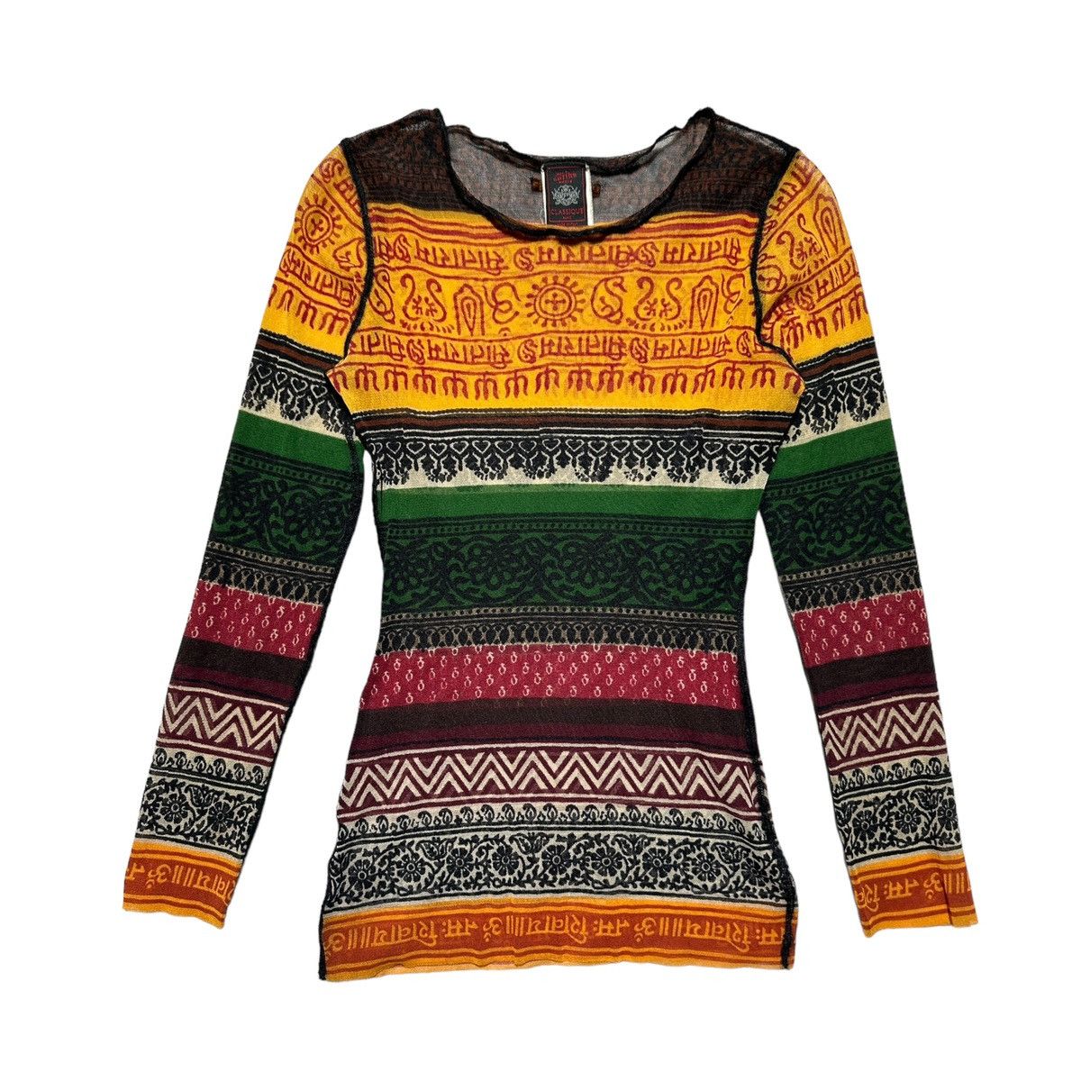 Jean Paul Gaultier Tribal patchwork mesh Size US M / EU 48-50 / 2 - 1 Thumbnail