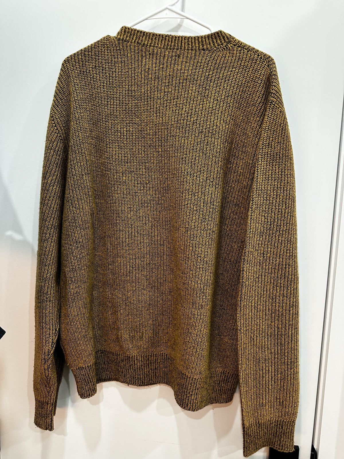 Only NY Only NY Wool Contrast Rib Crewneck Sweater Size US L / EU 52-54 / 3 - 3 Thumbnail