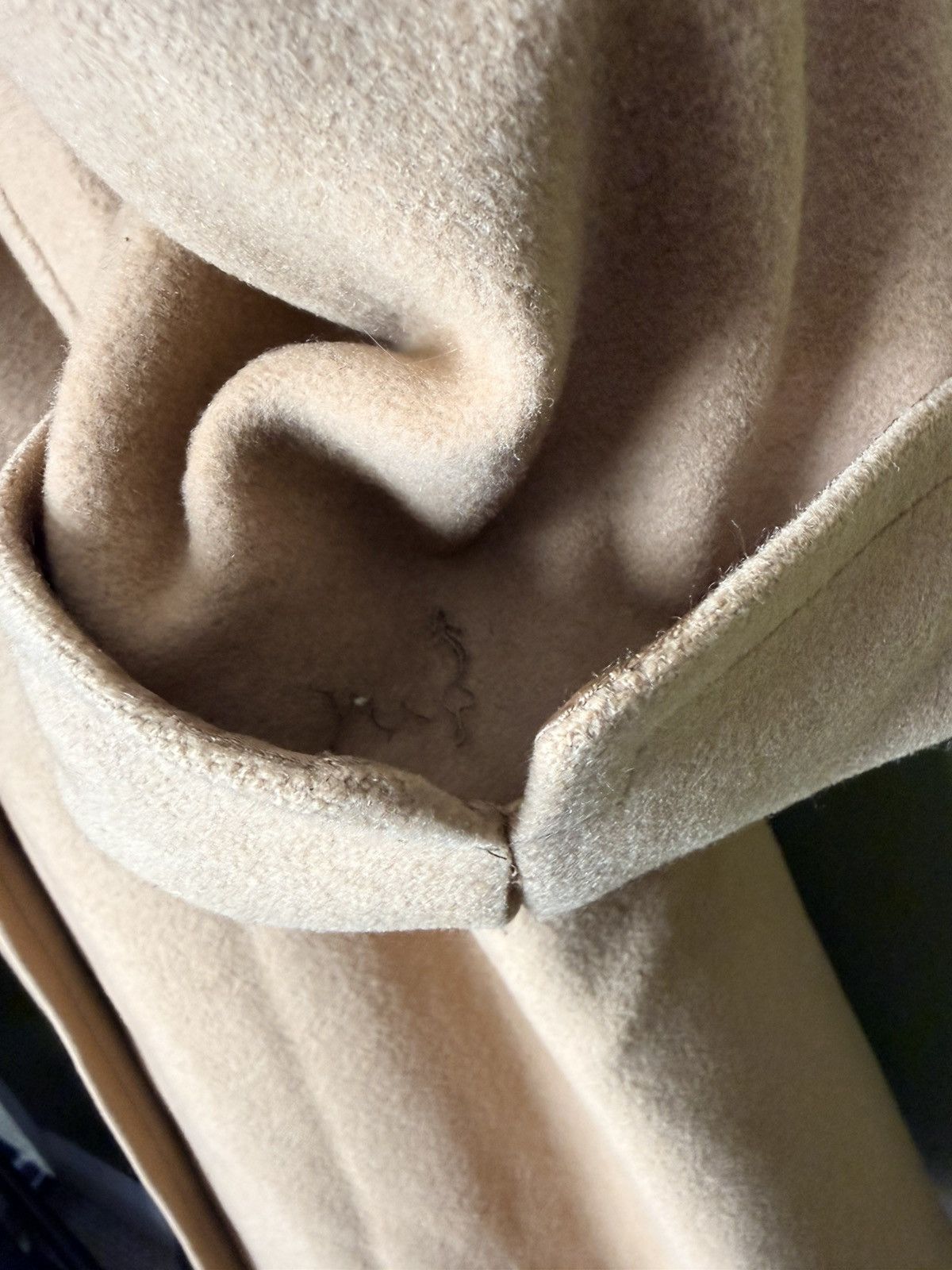 Other Richman Brothers Camel Polo Coat 42R Large Size US L / EU 52-54 / 3 - 9 Thumbnail