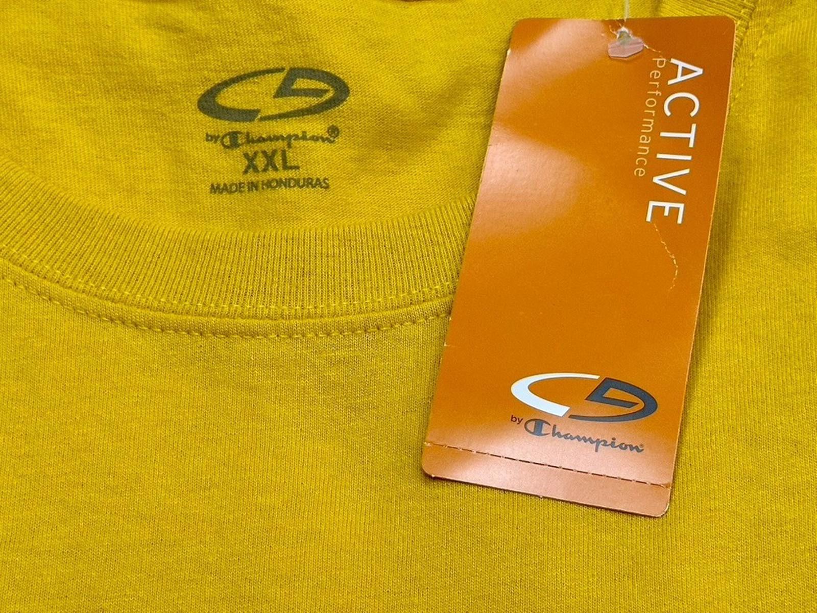 Champion Champion Active Performance NWT Yellow T-Shirt Men's 2XL Size US XXL / EU 58 / 5 - 5 Thumbnail