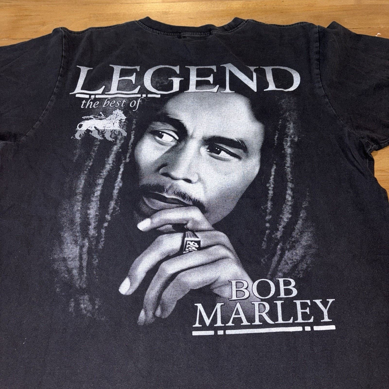 Bob Marley Bob Marley "Legend" Black Graphic T-Shirt - Portrait lion Size US L / EU 52-54 / 3 - 5 Thumbnail