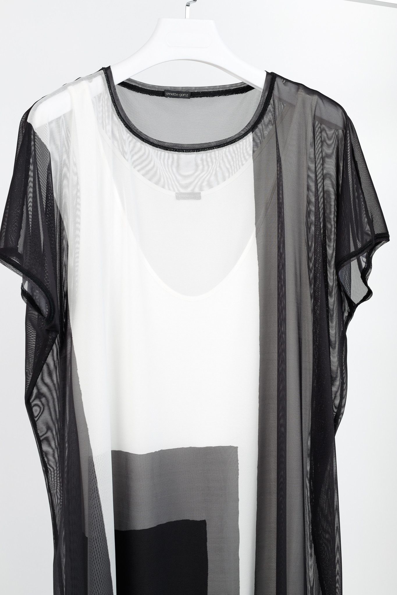 Annette Gortz Annette Gortz SS/20 Balu Mesh Geometric-Print Midi Dress Size XL / US 12-14 / IT 48-50 - 3 Thumbnail