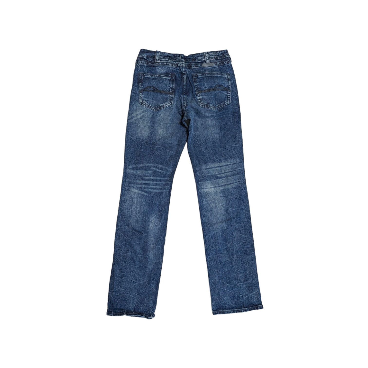 Other B Tuff Western Jeans Overdrive Stitching Medium Wash Rugged Size US 32 / EU 48 - 2 Thumbnail