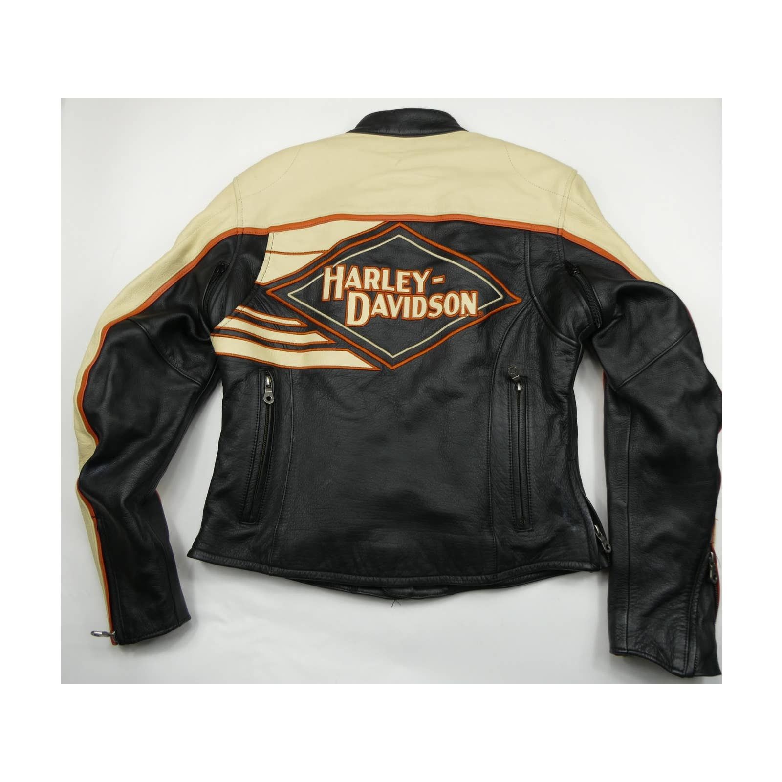 Harley Davidson women's authentic Harley-Davidson 100% leather jacket, small Size S / US 4 / IT 40 - 4 Thumbnail