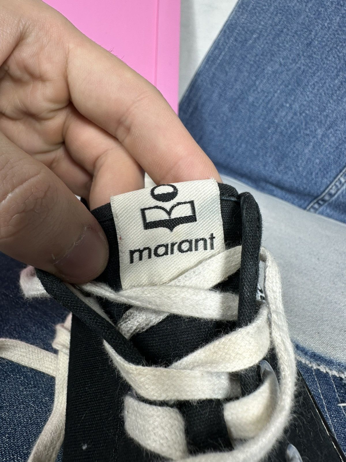 Isabel Marant Isabel Marant Binkoo Low Sneakers Canvas Colorblock Pattern Size US 8 / IT 38 - 11 Thumbnail