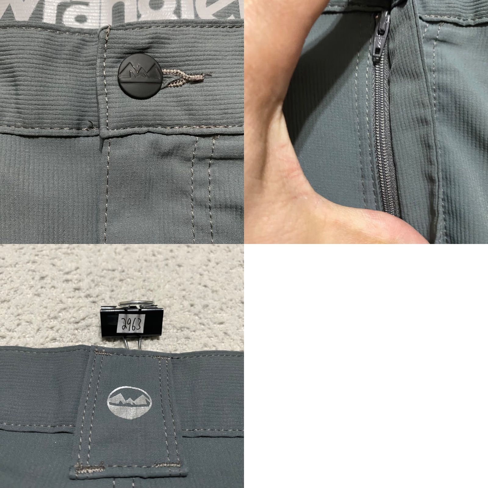 Wrangler Wrangler Mens Shorts Gray Cargo Inseam 10" Regular Waist 42in Polyester Outdoor Utility Pockets Inseam 10 in Men's Cargo Shorts 44 Size US 44 / EU 60 - 8 Thumbnail