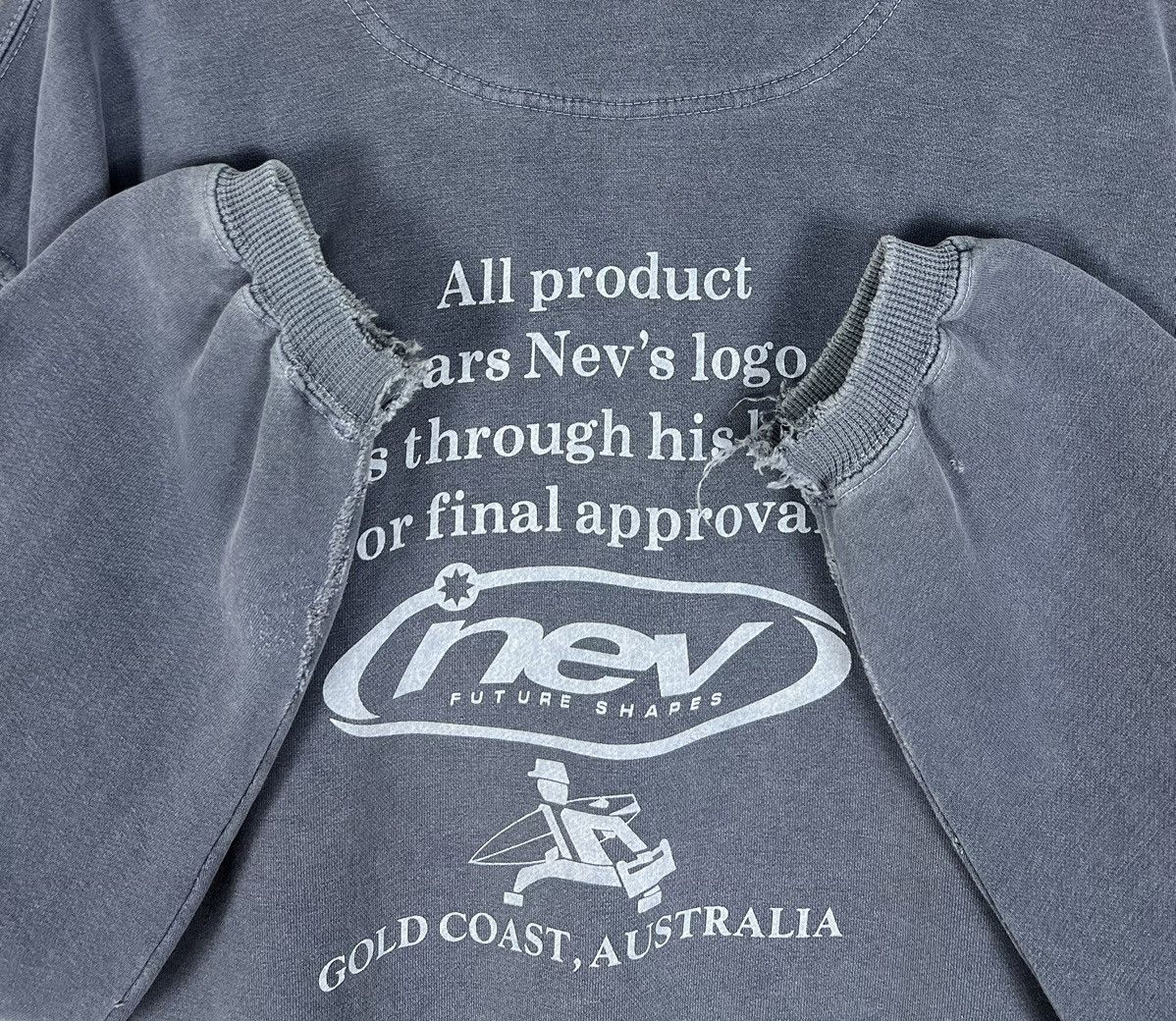 Vintage 90s Vintage Nev Surf Future Shape Sweatshirt Size US M / EU 48-50 / 2 - 6 Thumbnail