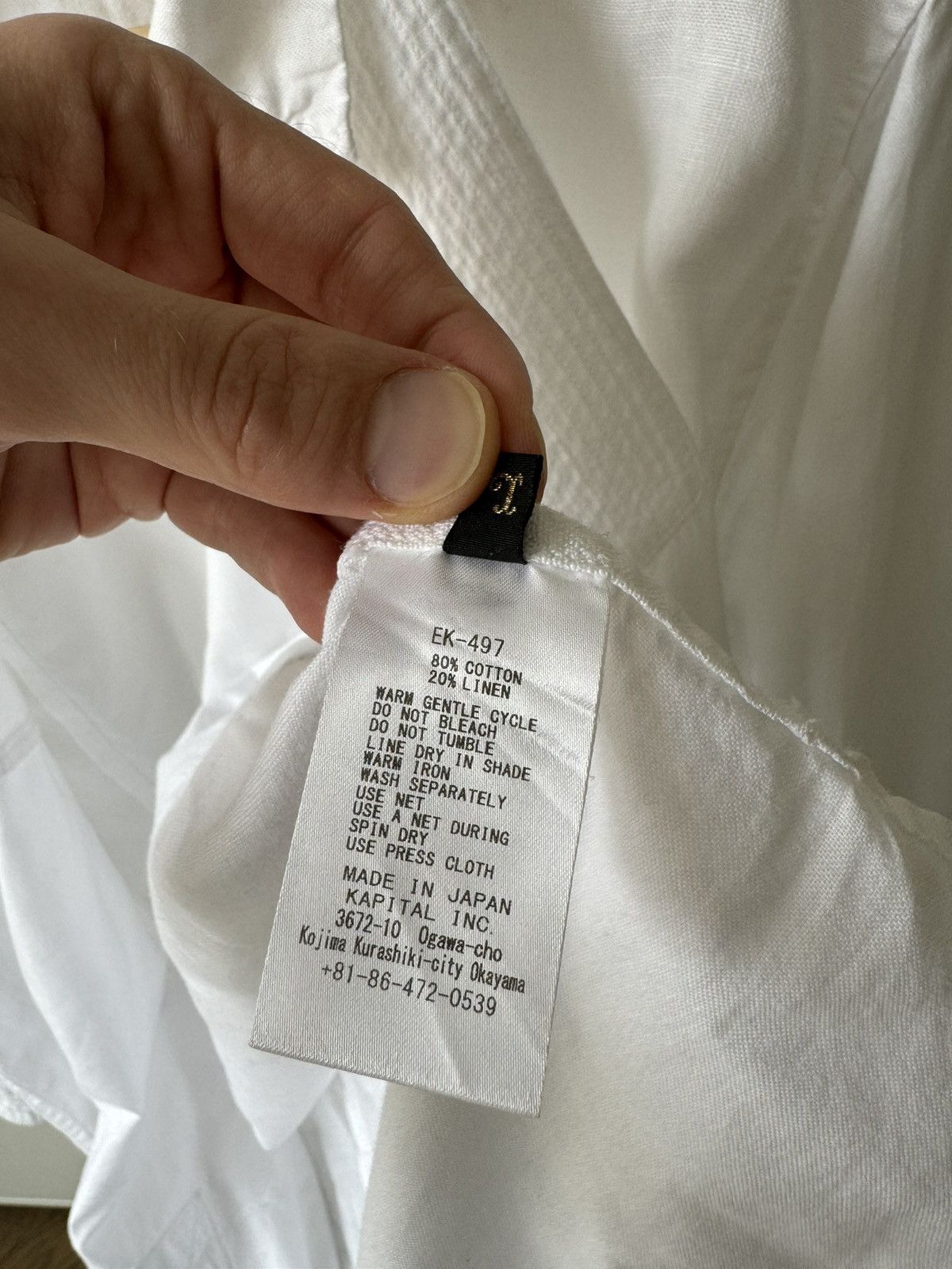 Kapital [3] Linen Patchwork Kathmandu Shirt (SS22) Size US L / EU 52-54 / 3 - 6 Thumbnail