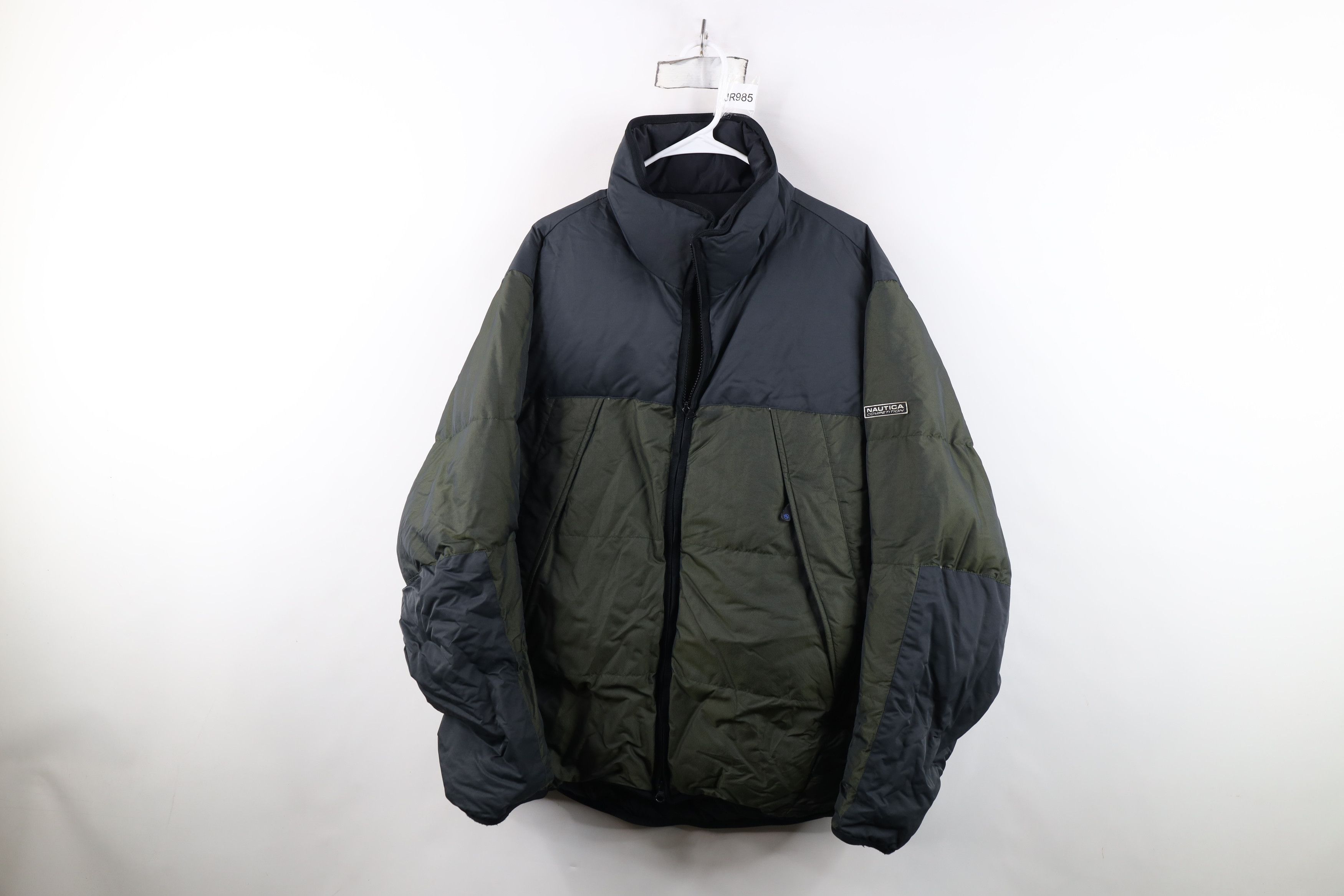 Nautica Vintage 90s Nautica Competition Block Down Puffer Jacket Size US L / EU 52-54 / 3 - 1 Thumbnail