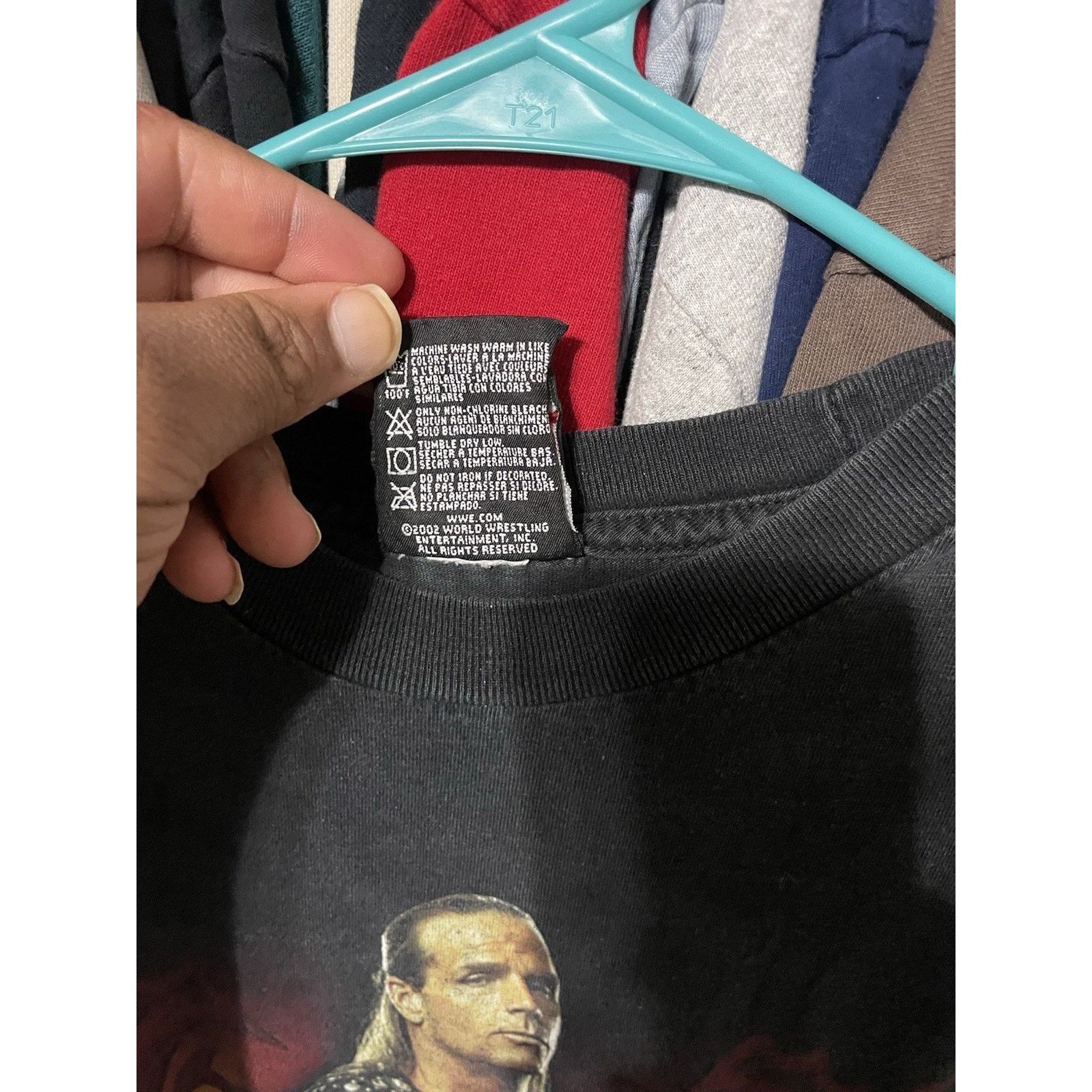 WWE Size L- VTG WWE Shawn Michaels HBK T Shirt Sweet Chin Music Size US L / EU 52-54 / 3 - 4 Thumbnail