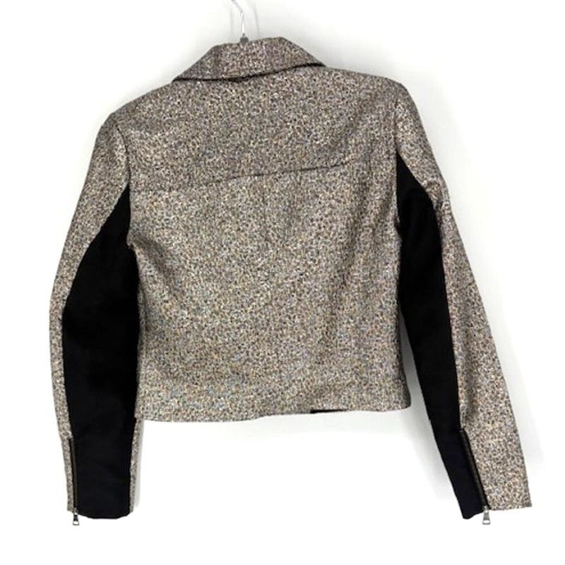 Sachin & Babi SACHIN + BABI Metallic Moto Jacked in Gold & Silver Size S / US 4 / IT 40 - 6 Thumbnail