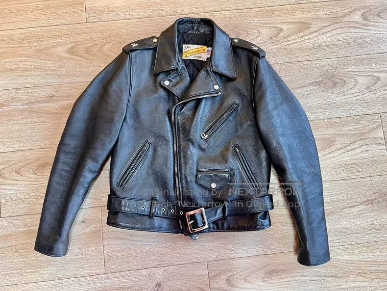 Schott 613 heavy castrated cowhide