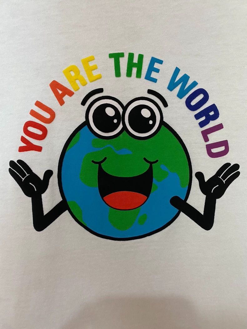 Balenciaga Balenciaga You Are The World Print T-Shirt Size US S / EU 44-46 / 1 - 2 Thumbnail