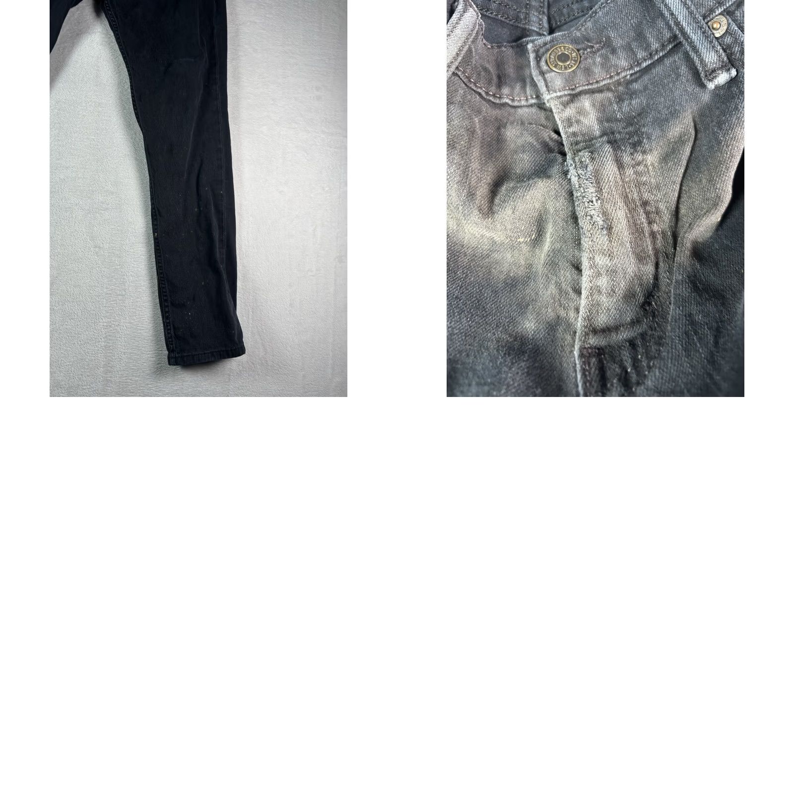 Levi's VINTAGE Levi's 511 Jeans Mens Regular 32x32 Black Wash Distressed Denim 32 in Inseam Mens Clothing Jeans Size US 32 / EU 48 - 10 Thumbnail