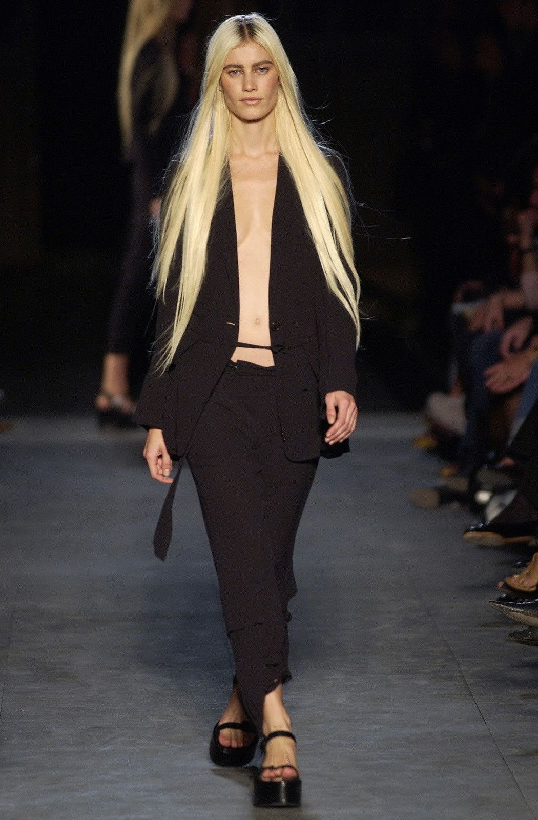 Ann Demeulemeester Ann Demeulemeester SS04 Silk Cargo Belted Tailored Jacket Size S / US 4 / IT 40 - 13 Thumbnail