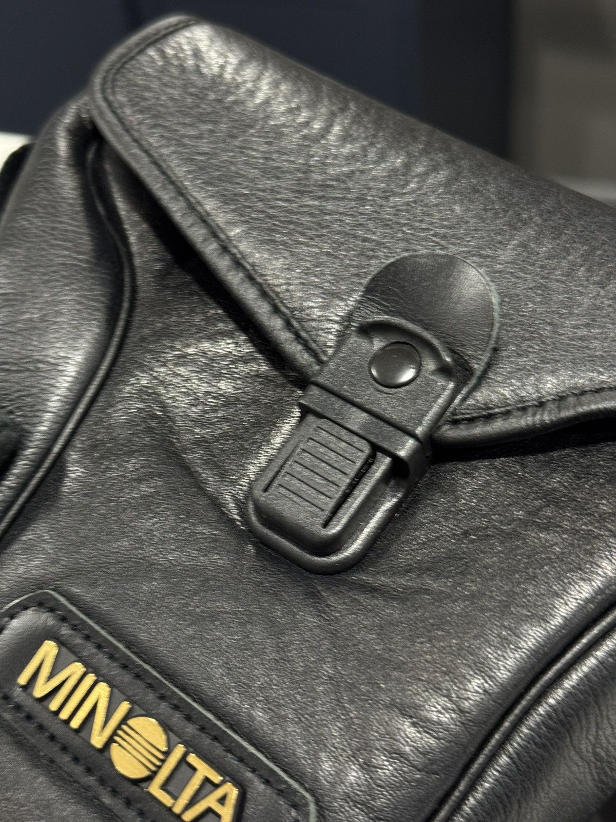 Japanese Brand Vintage Minolta Leather SLR Camera Case X-Series Size ONE SIZE - 6 Thumbnail