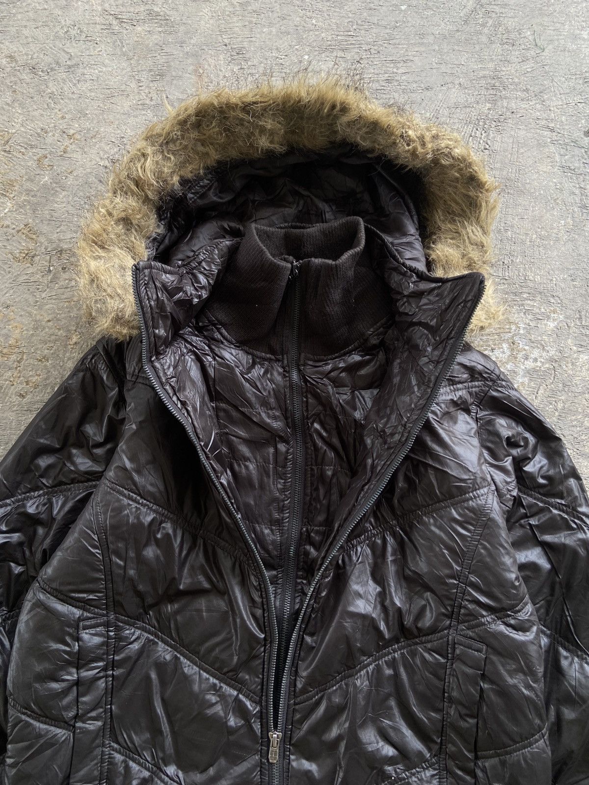 14th Addiction 2000s Beno - Vkei Apocalypse 14th Style Fur Jacket Size US M / EU 48-50 / 2 - 4 Thumbnail