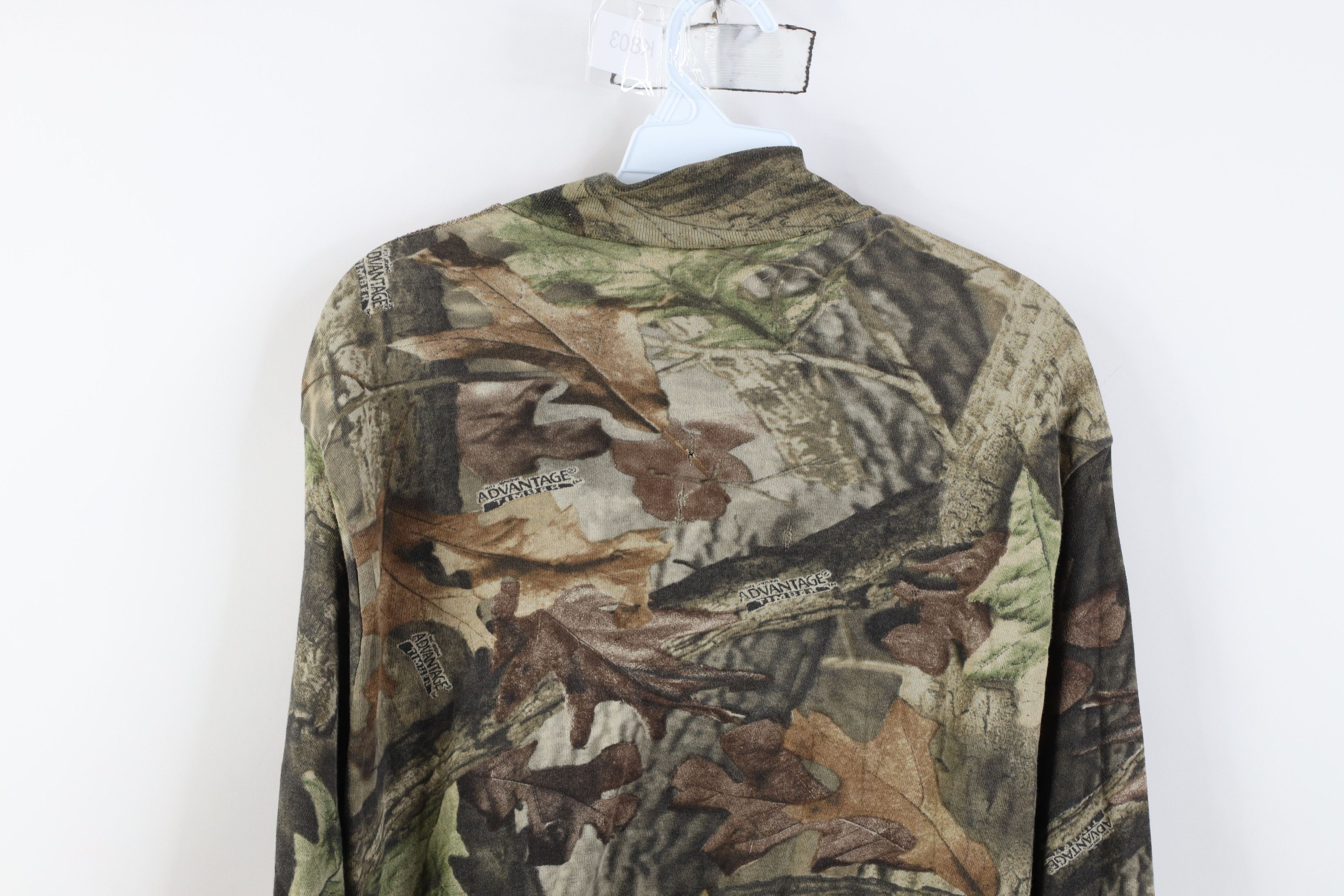 Vintage Vintage 90s Streetwear Mock Neck Long Sleeve T-Shirt Size US XL / EU 56 / 4 - 11 Thumbnail