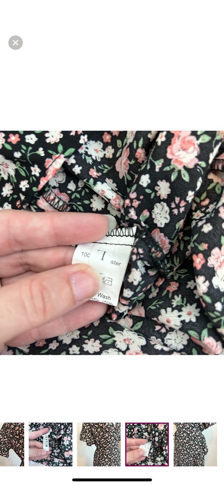 Shein Shein large floral wrap front dress Size L / US 10 / IT 46 - 5 Thumbnail