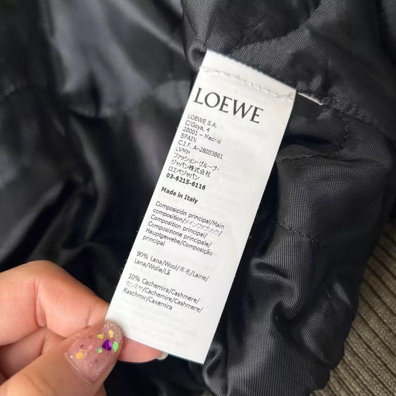 Loewe Loewe Olive green collar cashmere jacket Size US S / EU 44-46 / 1 - 4 Thumbnail