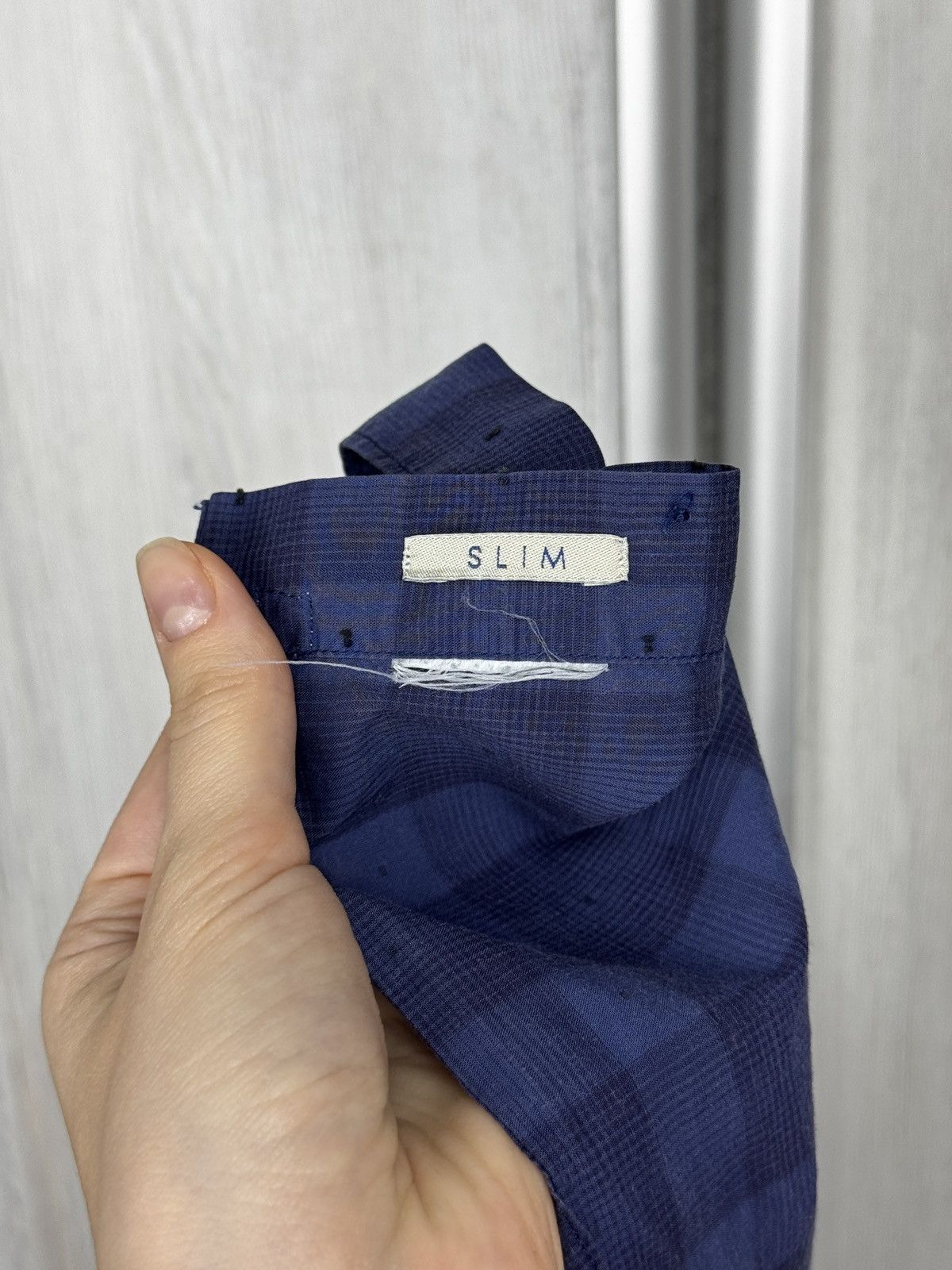 Tintoria Mattei Tintoria Mattei 954 blue checkered italian ls shirt size 40 Size US M / EU 48-50 / 2 - 11 Thumbnail