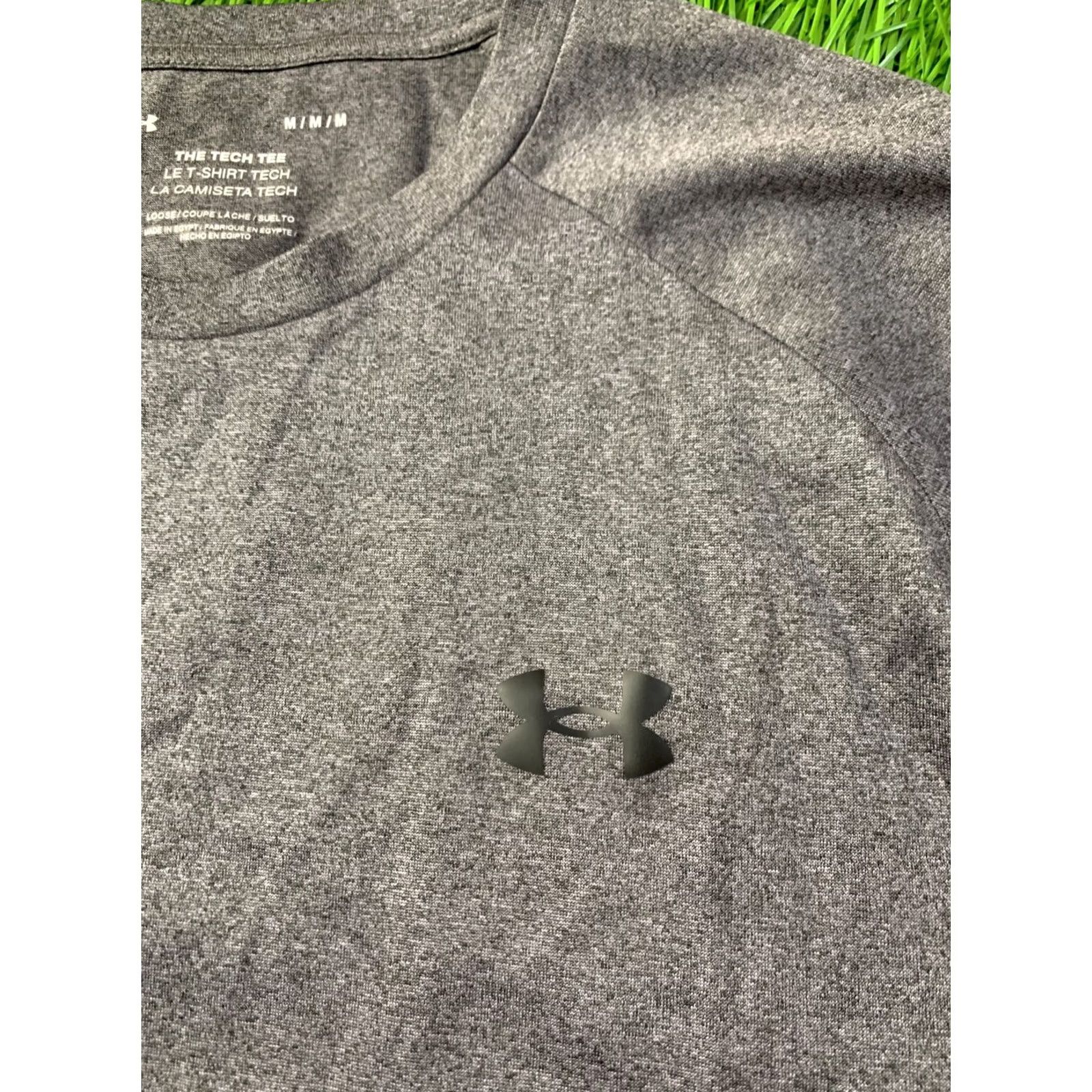Under Armour Under Armour The Tech Tee Shirt Men M Gray Jersey Short Sleeve Classic Fit Size US M / EU 48-50 / 2 - 3 Thumbnail