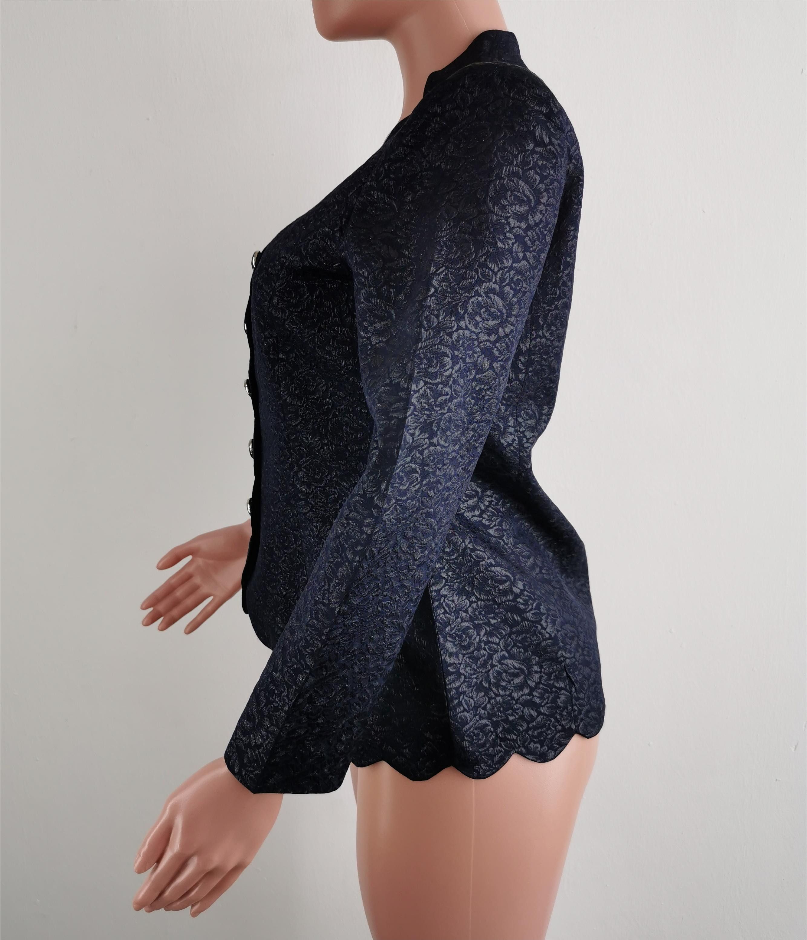 Givenchy Vintage 90's Givenchy Abstract Silk Blouse Made In Japan Size L / US 10 / IT 46 - 3 Thumbnail