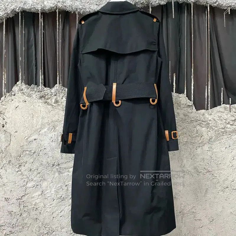 Burberry Burberry Black Long Women's Trench Coat. Size XXS / US 00 / IT 34 - 2 Thumbnail