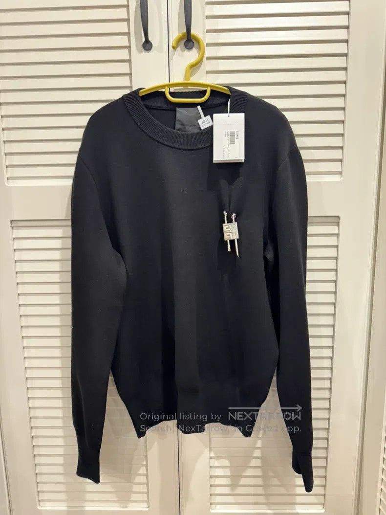 Givenchy Givenchy Black Knit Sweatshirt (Stretchable) Size US L / EU 52-54 / 3 - 7 Thumbnail