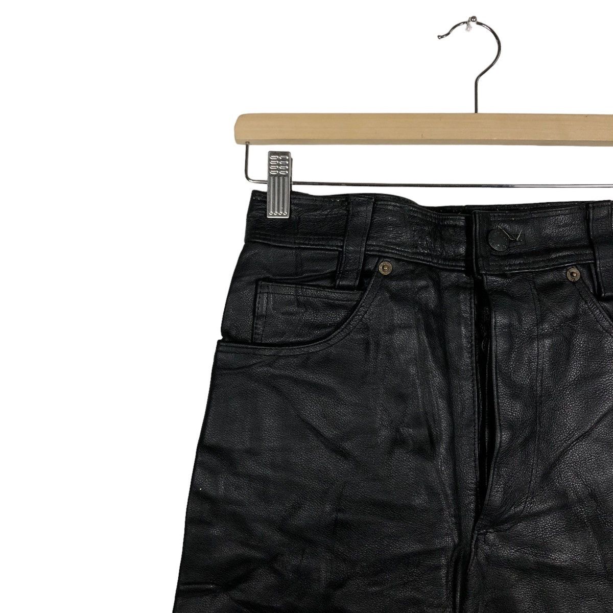 Genuine Leather 🔥Zafco by Hysteric Glamour Genuine Leather Pants Racing Size US 28 / EU 44 - 6 Thumbnail