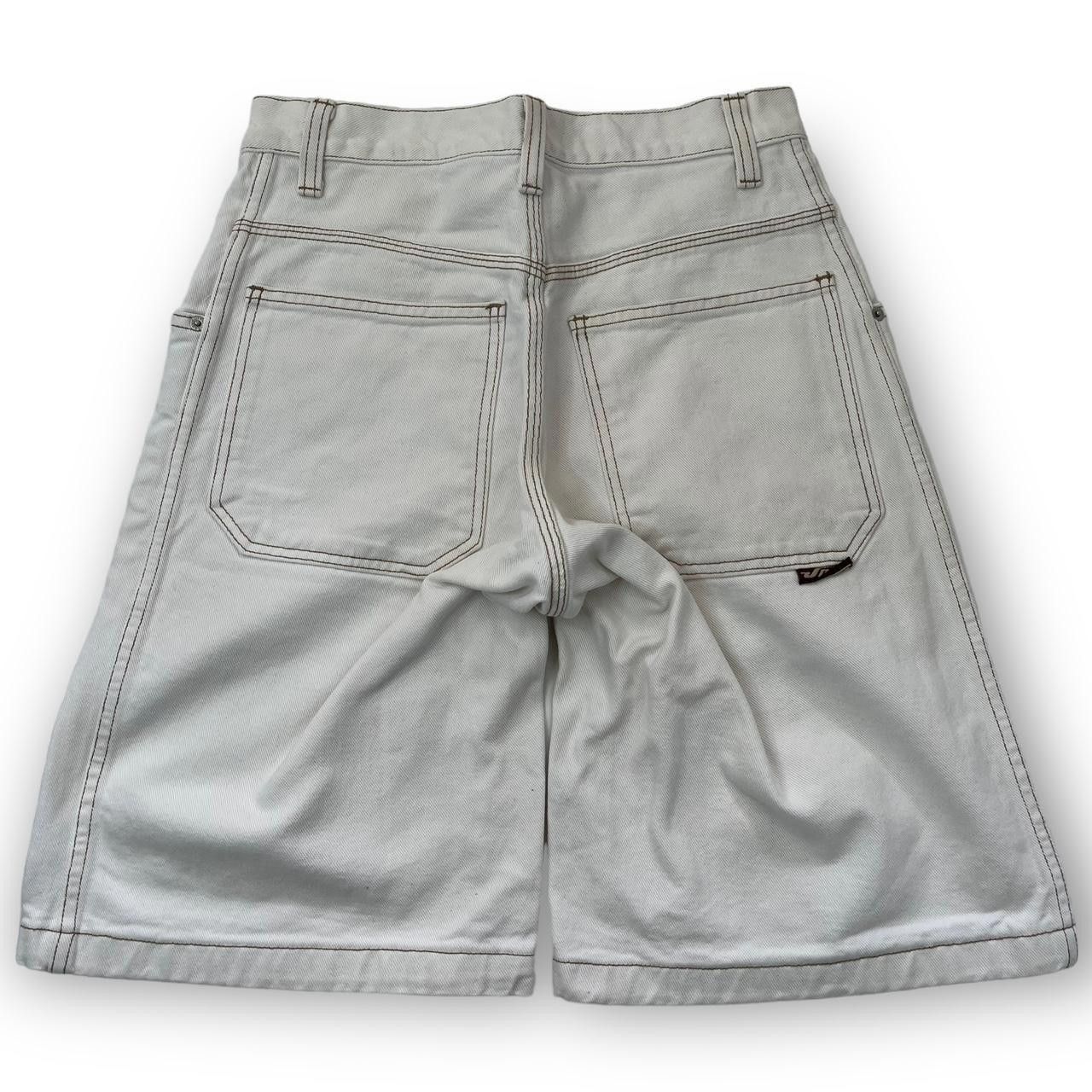 JNCO JNCO Men's White Shorts Size US 30 / EU 46 - 4 Thumbnail